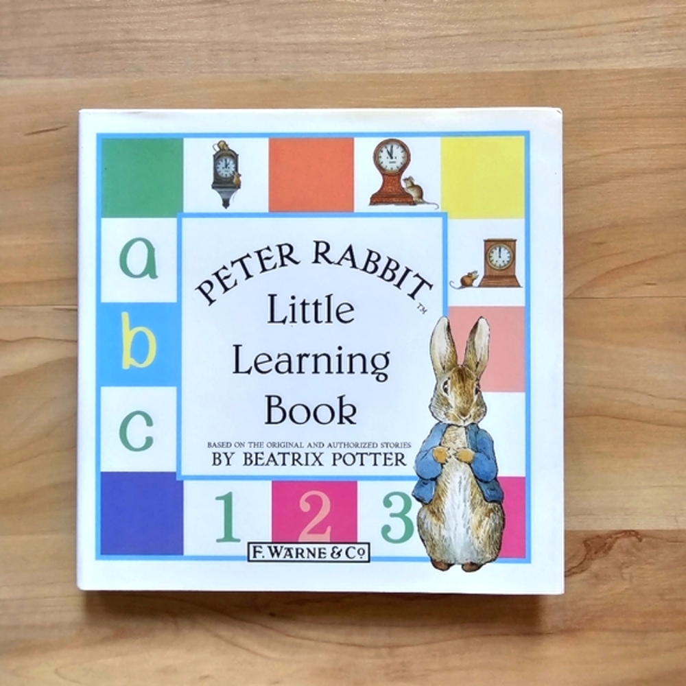 Hardcover F. Warne & Co "Peter Rabbit Little Learning Book"